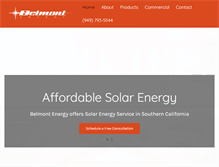 Tablet Screenshot of belmont-energy.com